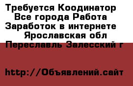 Требуется Коодинатор - Все города Работа » Заработок в интернете   . Ярославская обл.,Переславль-Залесский г.